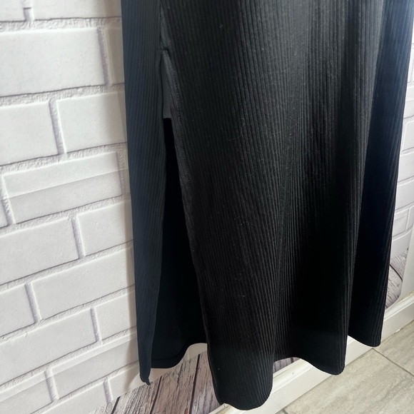 SPOILED ANGEL Black ribbed cami sleep strecth Dress with Pink Lace Trim/size M - Picture 6 of 13